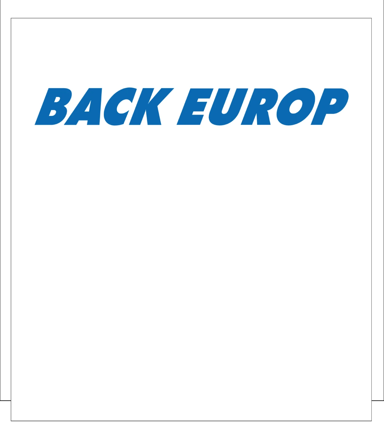 Back Europ - Steidinger & Schmidt GmbH Lieferant Back Europ - Steidinger & Schmidt GmbH Lieferant