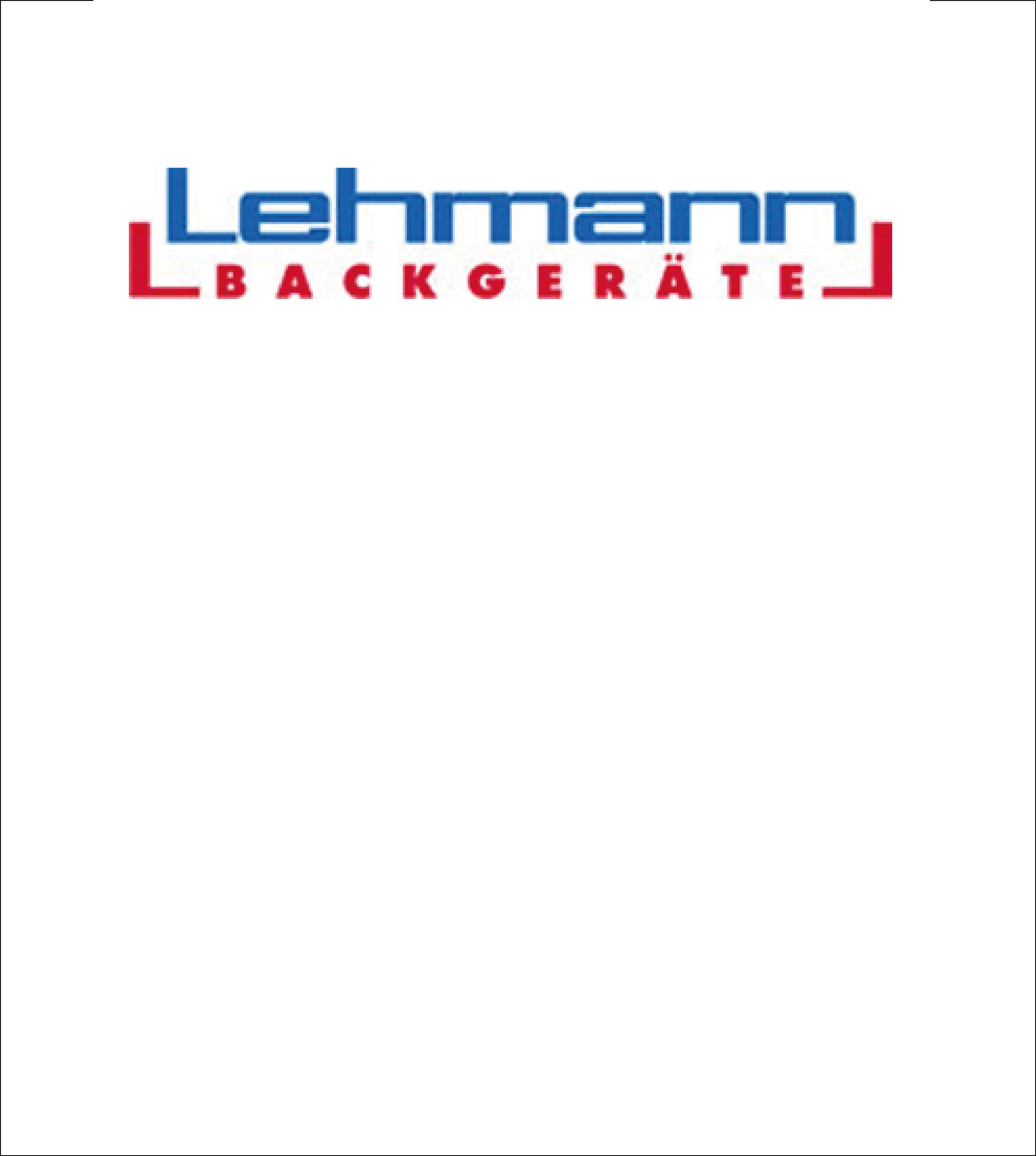 Lehmann Backgeräte Lehmann Backgeräte logo