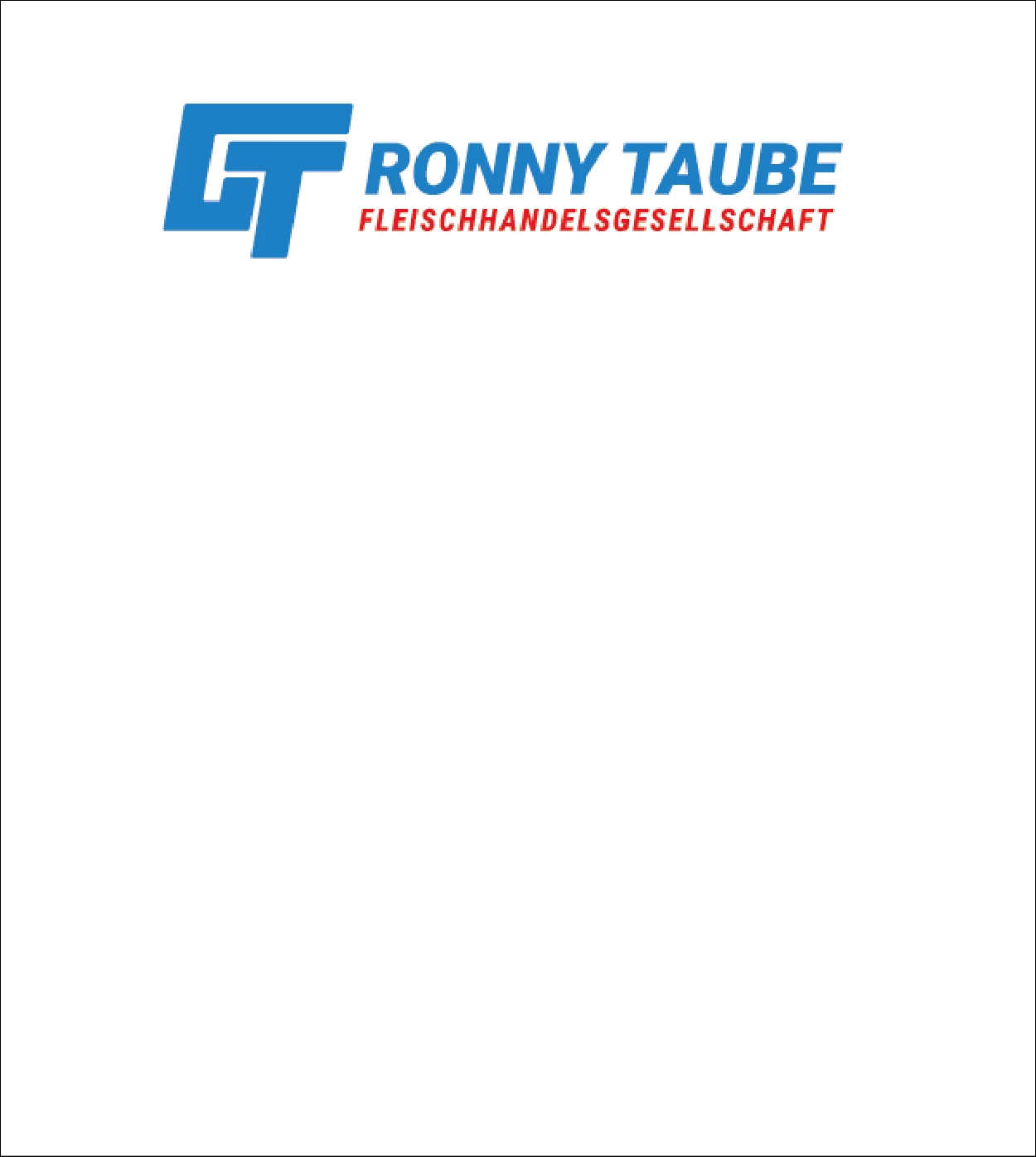 GT Ronny Taube Fleischhandeslgesellschaft