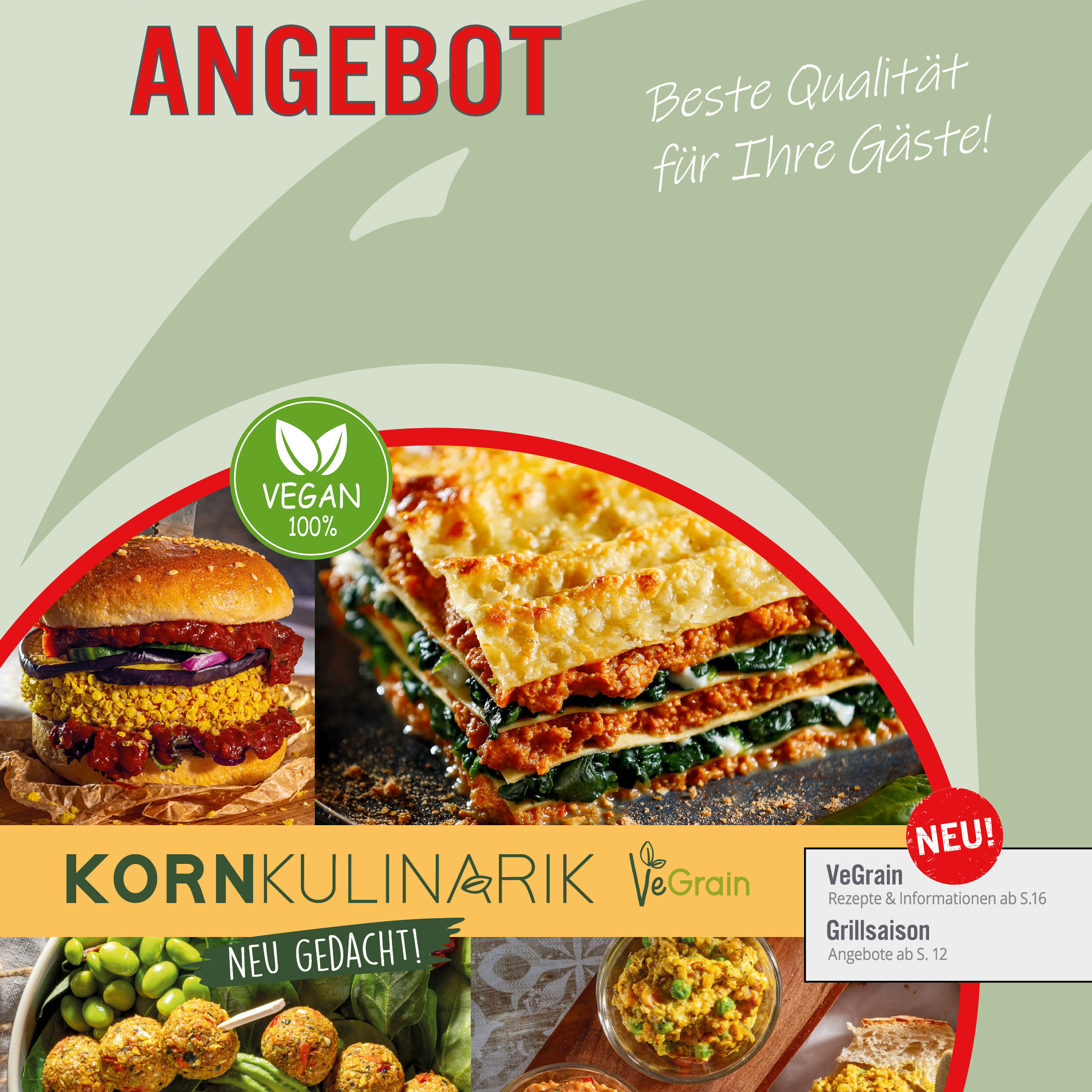 Monatsangebote von Steidinger 2026-06 Poster mit Essen auf weißem Hintergrund, Text und Menüelemente sichtbar.